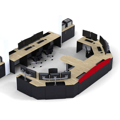 法院指揮中心操作臺(tái)定制